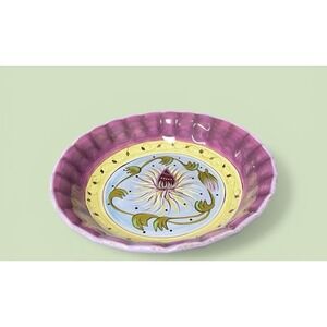 Certified International Margaret Le Van Designs Hand Painted Large Serving Bowl